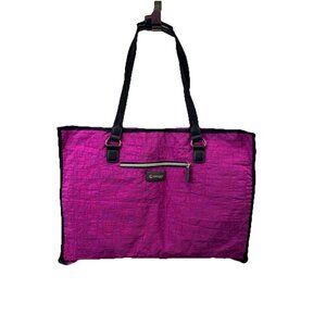 Biaggi Luggage Hangeroo Two-In-One Bag Garment Bag Magenta Travel Vacation